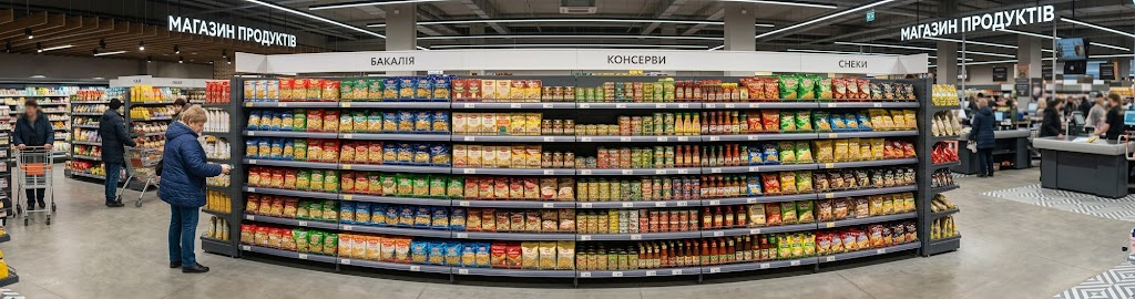 стеллажи островные
